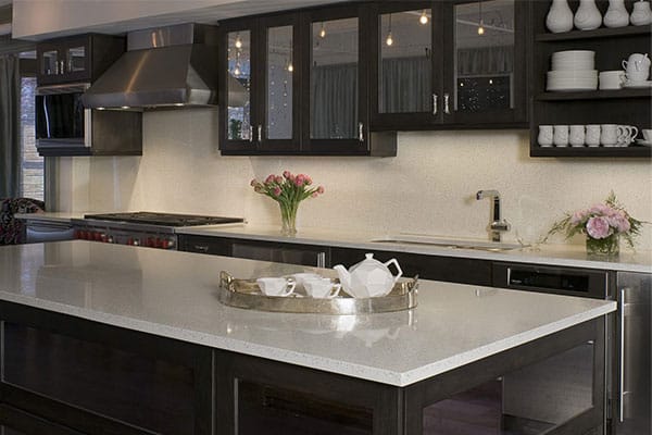 Icestone Recycled Glass Countertops, White Glass Countertops