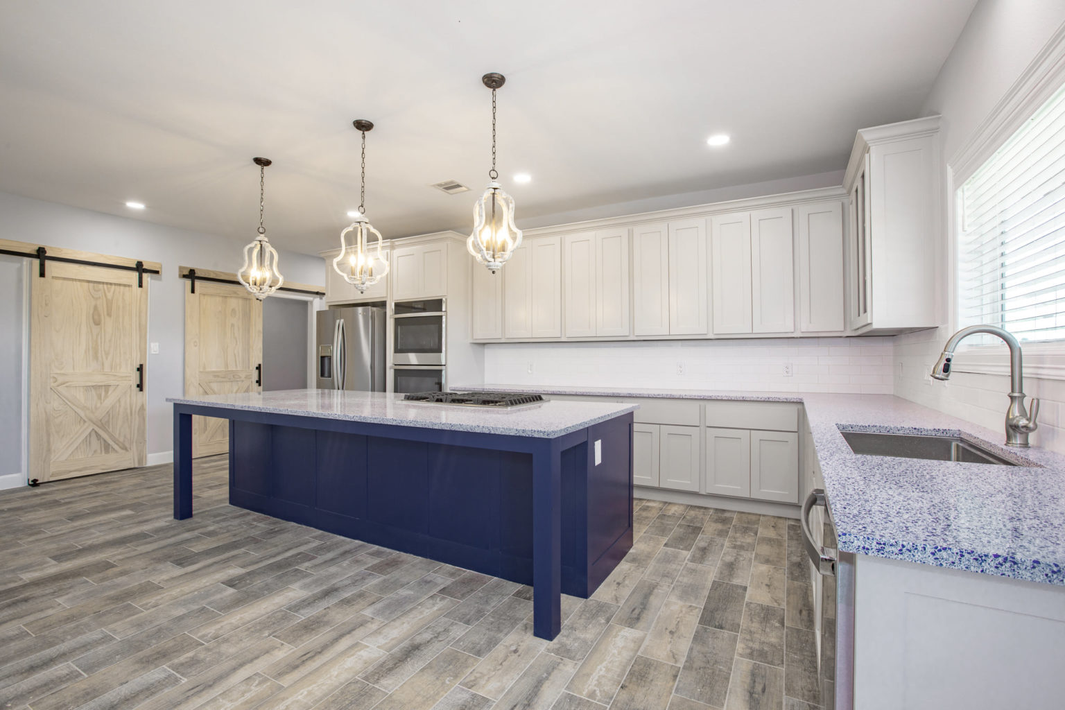 Custom Built Home with IceStone Cobalt Ice Countertops