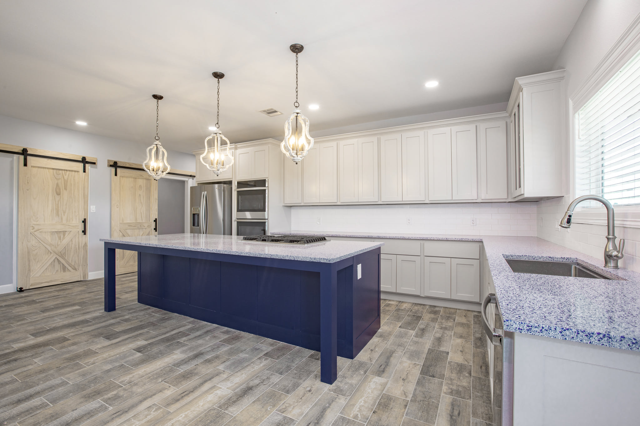 Custom Built Home With Icestone Cobalt Ice Countertops